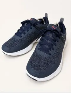 d886/極美品★Puma ソフトライド ネイビー スニーカー27.5