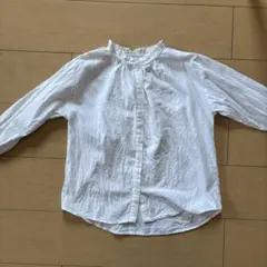 ZARA✳︎襟元フリルの長袖シャツ 120