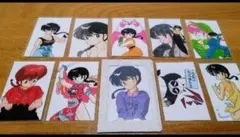 【希少】らんま½ ラミネートカード9枚とパスケース1個