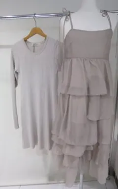 ココディール　ティアードキャミワンピース