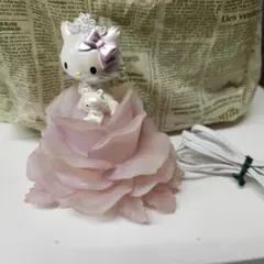 ハローキティ バラ型フィギュア ライト