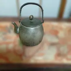 【古錫製】 煎茶道具 錫急須 金属工芸のサムネイル