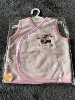 ベビーミニー刺繍入りフリースベスト