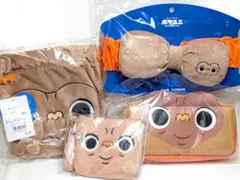 E.T. 4点 (ヘアバンド、巾着、ペンケース、ミニポーチ)