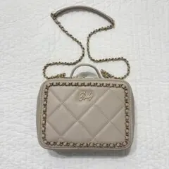 radyチェーンバニティバッグベージュ色