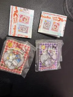 サンリオ シャカシャカフレークシール風チャーム　キティ　クロミ