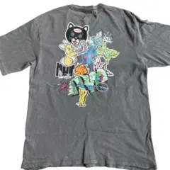 HUF Tシャツ グレー メンズ レディース ストリート 半袖 ロゴ L