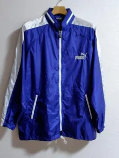 90's PUMA プーマ ナイロンジャケット ヒットユニオン 青