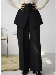 アズールバイマウジー　2026年福袋 レイヤードデザインスラックスパンツ