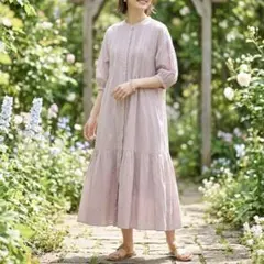 ウヴラージュクラス キュプラコットンロングコート トレンチ 極美品 