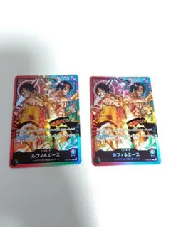ST30-001　ルフィ&エース　スタートデッキEX　リーダーカードのみ2枚