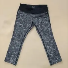 【Nike】ブルー模様タイツ　膝下丈
