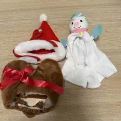 Petio クリスマス ペット用 コスチューム 3点セットのサムネイル