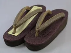 《送料無料》　カレンブロッソ（菱屋カフェ草履）　鼻緒がお洒落　新品　Lサイズ