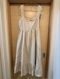 Heather バックリボン キャミワンピース ベージュ F