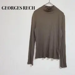 【ジョルジュレッシュ】 カットソー ロンT ハイネック シンプル 長袖 無地