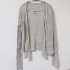 Abercrombie & Fitch 【S】ライトグレー カーディガン