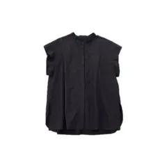 Spick&Span ギャザースリーブ2WAYブラウス 黒 - メルカリ
