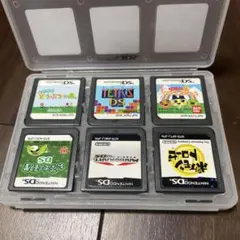 ニンテンドーDS ぷちぷちおみせっちなどのソフト6セットケース付き