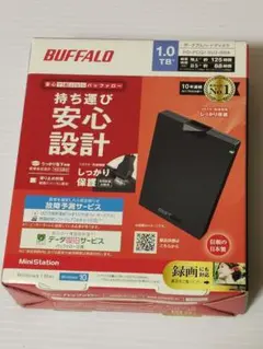 BUFFALO 1.0TB 外付けハードディスク HD-PG1.0U3-BBA