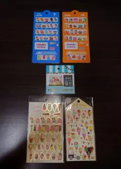 【シールまとめ売り④】スイーツ　５点セット