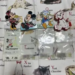 平成レトロ　ディズニーランド　レトロ　チケットホルダー 4個セット