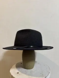 最終値下げCA4LA LONG FLAT C4 ウール　フェルトハット 58cm