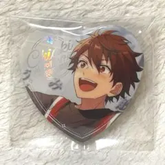 あんさんぶるスターズ‼︎ ハート型缶バッジ　中国 守沢千秋