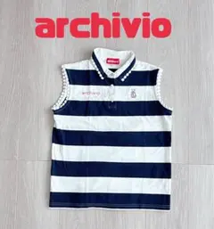 archivio ノースリーブポロシャツ ホワイト - メルカリ