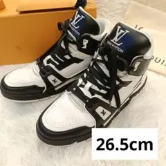 ヴィトン✨️保存箱付 ハイカットスニーカー　LVトレイナー　VL0169　白黒
