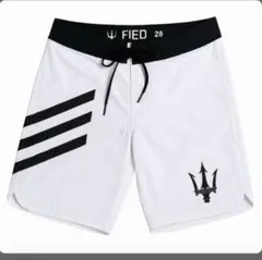 FIED ファイド サーフパンツ メンズ フィジーク ホワイトストライプ 水着