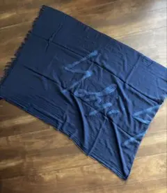 美品】Y's/ワイズ 大判ストール 山本耀司 メッセージ プリント 黒 90s