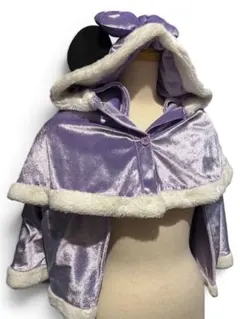 Disney ミニーポンチョ グレープ　ハロウィン　クリスマス