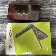 New 3DS LL レッド 外観に傷あり箱付き