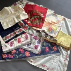 renoma ニナリッチ 他 花柄ハンカチセット 8枚