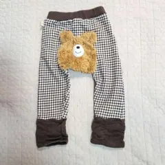 ミキハウス ホットビスケッツ チェック柄ズボン 90cm 秋冬