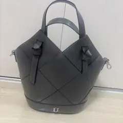 イストワール　Uロゴ 2WAY ショルダーバッグ グレーのサムネイル