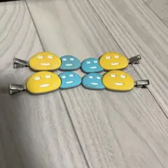 顔型ヘアピン 2個セット