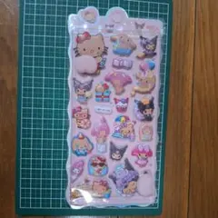 キティ　クロミ　シール　3D　おしり　ぷくぷく　マイメロ　日焼け　サマー