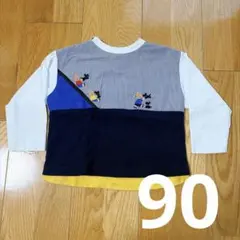 ファミリア　長袖　ロンT ブラウス　90