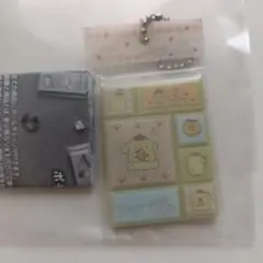 サンリオ　タイルシールミニチュアチャーム　ポムポムプリン