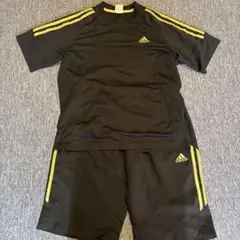 adidas ジャージ上下セット 黒/黄