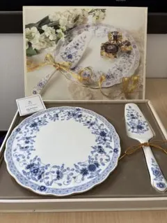 NARUMI ボーンチャイナ 花柄皿セット