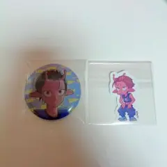 ミルキー☆サブウェイ 缶バッジ ダイカットステッカー カナタ ヴィレヴァン