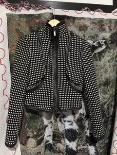 ARMANI EXCHANGE ドット クロップド ジャケット