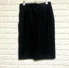 タイトスカート ひざ丈 レディース フォーマル スーツ 黒 オフィスカジュアル