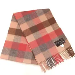 ジョシュアエリス　マフラー　ピュアカシミヤ100%　チェック