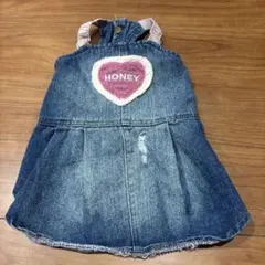 デニム サロペットドレス サイズＭ