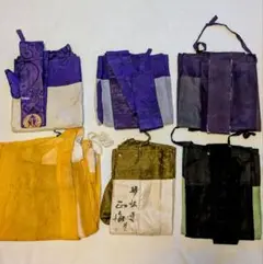 袈裟　法衣　刺繍　古裂　アンティーク　古布　古刹 袈裟 法衣 刺繍 古裂 アンティーク 古布 古刹 - メルカリ