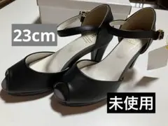 ROPÉ PICNIC PASSAGE パンプス 23cmオープントゥ　黒